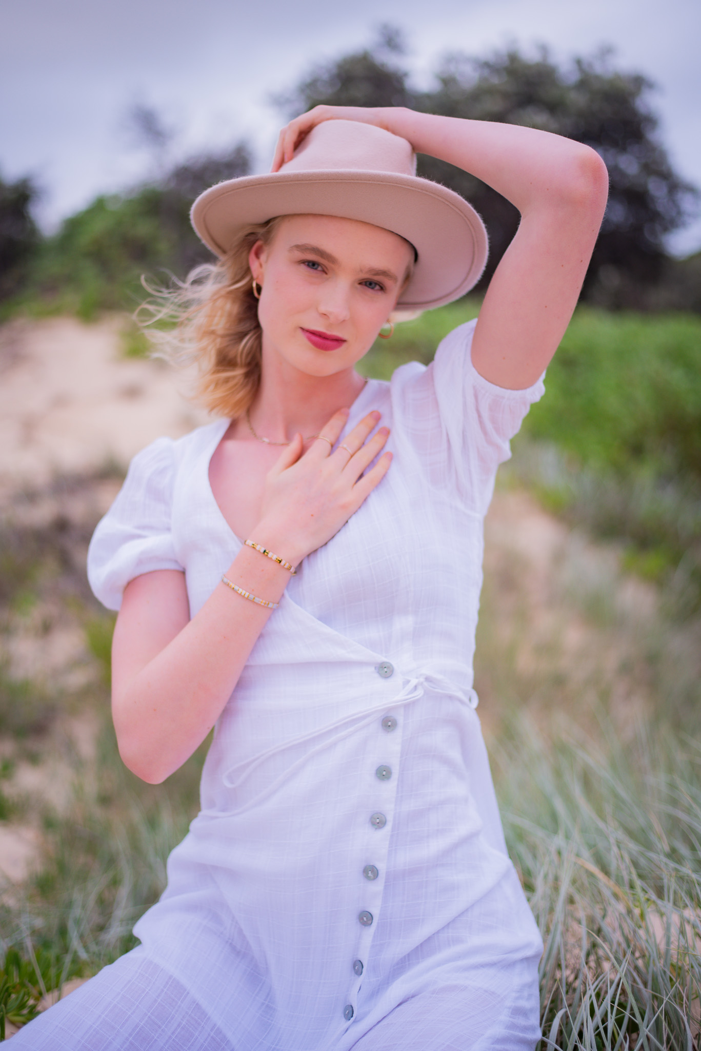 Boho editorial portrait in Sydney by Veros Photography Natural portrait photography in Sydney