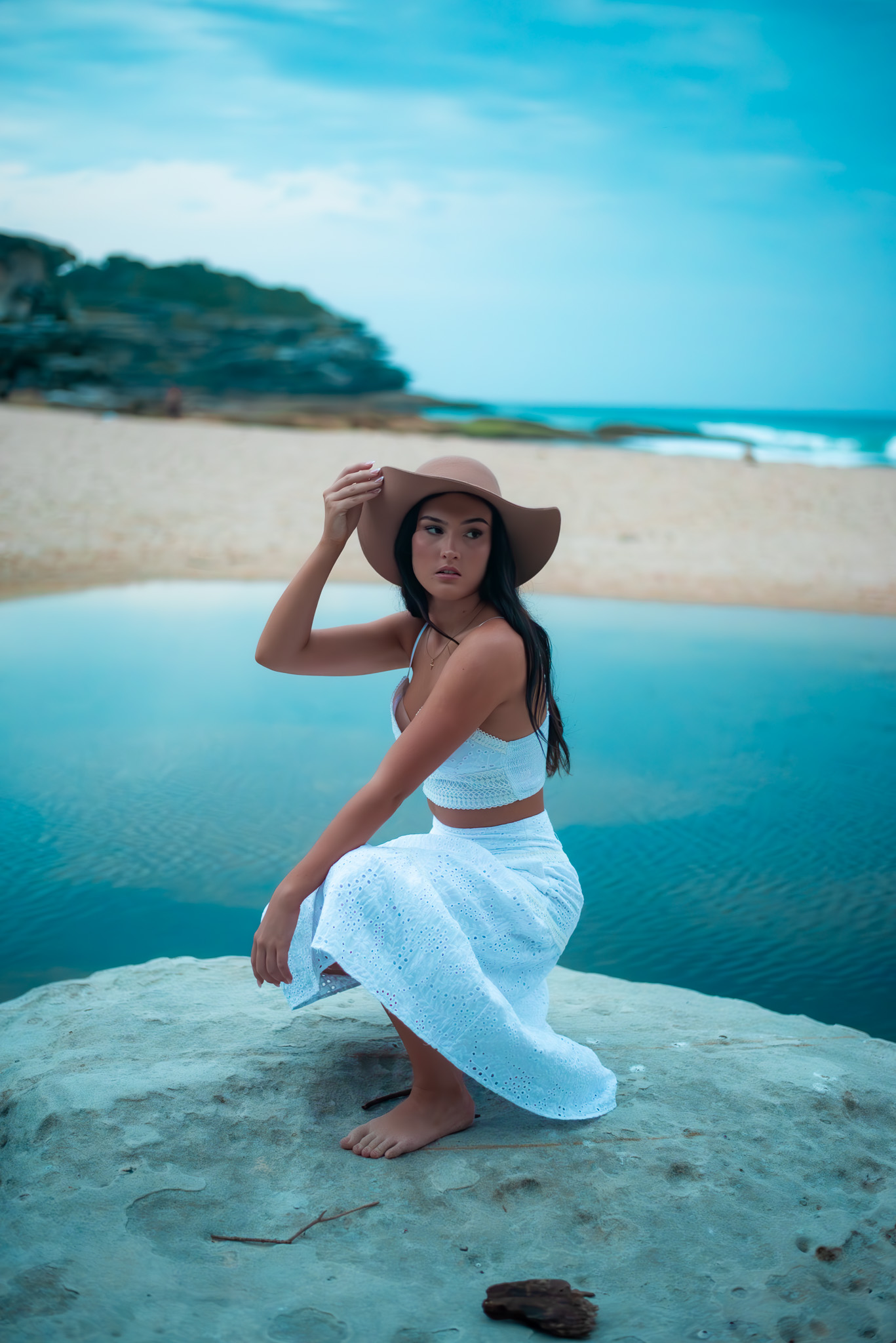 Boho editorial portrait in Sydney by Veros Photography Natural portrait photography in Sydney