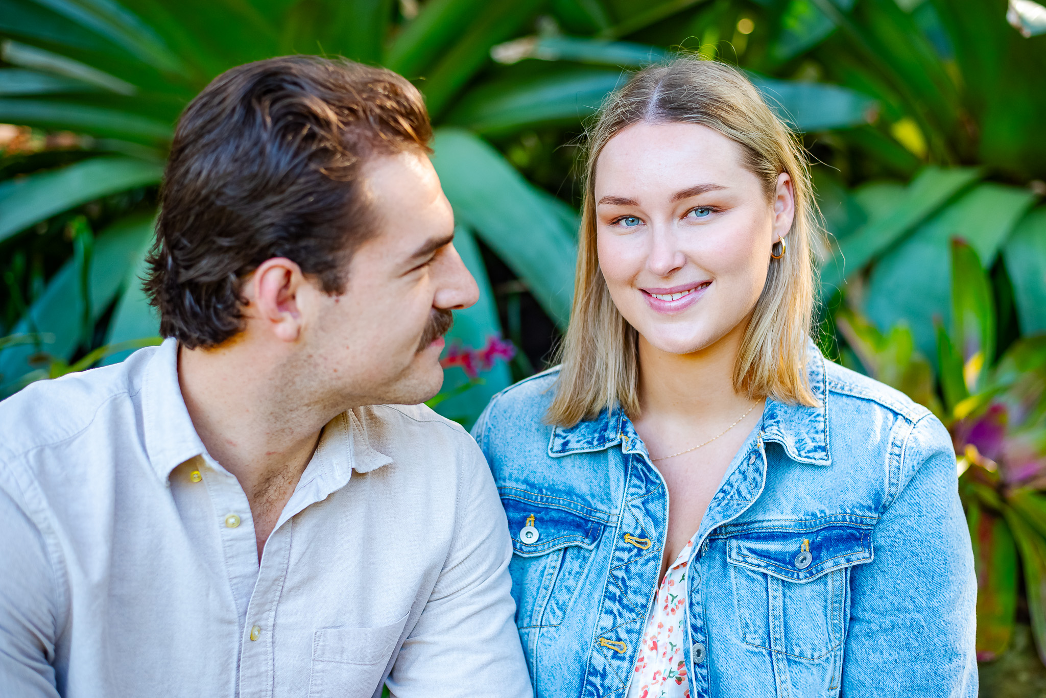 Romantic engagement photoshoot in Sydney by Veros Photography Natural engagement portraits in Sydney