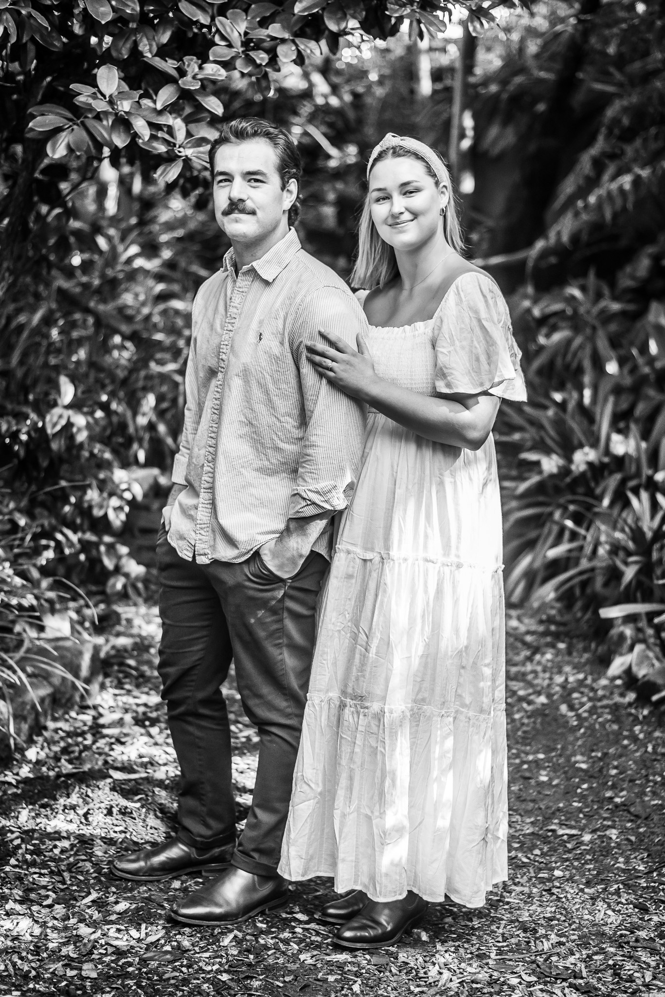Romantic engagement photoshoot in Sydney by Veros Photography Natural engagement portraits in Sydney