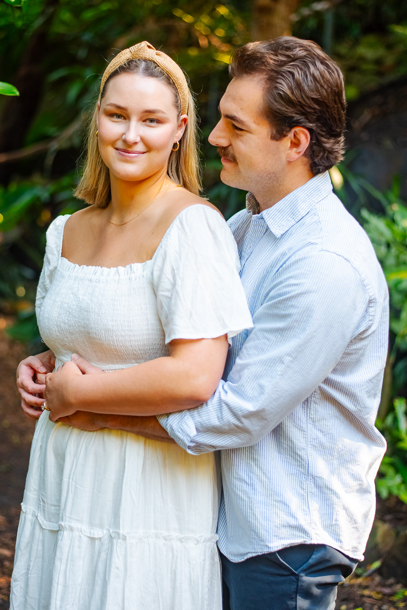 Romantic engagement photoshoot in Sydney by Veros Photography Natural engagement portraits in Sydney