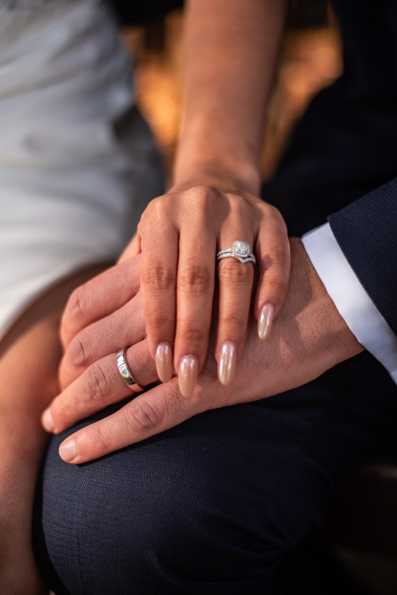 Natural engagement portraits in Royal Botanic Gardens Sydney